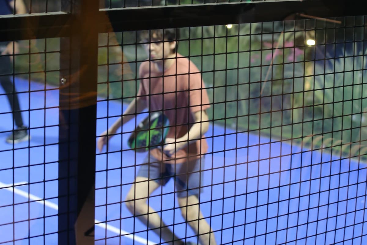 Dynamic Padel Court Action at ORA